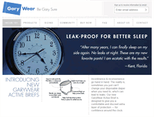 Tablet Screenshot of garywear.com
